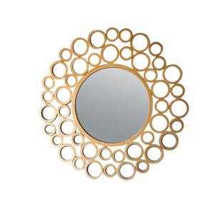 Cadre de miroir moderne de luxe fini plaqué cuivre de luxe Miroir mural Décoration murale de maison et d'hôtel Collection de maison en cuivre - Product Image 5