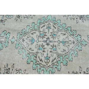 5.7x9.7 ft <b>Rug</b>, Large Turkish <b>Rug</b>, Gray <b>Abstract</b> <b>Rug</b> - Product Image 5