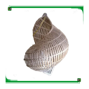 Lampe en bambou tissé à l'aspect minimaliste-Éclairage durable pour les maisons vertes modernes et les espaces écologiques - Product Image 3