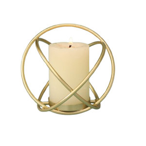 Mesa de decoración del hogar, candelabros de hierro de lujo modernos nórdicos, linternas y tarros de velas, Decoración de mesa - Product Image 4