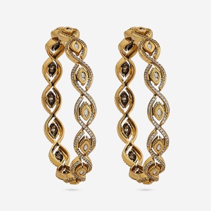 Kundan Fashion Bangle-Elegant Indian Jewelry - Product Image 1