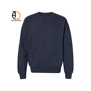 Sweat-shirt en molleton personnalisé pour homme, manches longues, 500 g/m², sweat-shirt à col rond lourd pour homme - Product Image 3