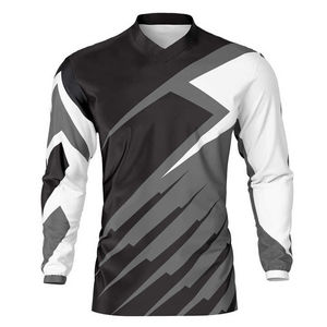 Jersey de Equipo de Carreras de Motociclismo Personalizado, Jersey de Motocross Transpirable de Manga Larga, OEM de Secado Rápido - Product Image 2