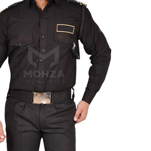 Uniforme de Guardia de Seguridad Profesional Ligero de la Mejor Calidad, 100% Poliéster, Estilo Chaqueta para Hombre, para Uso en Exteriores - Product Image 3