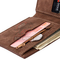 Dompet Kulit Pria Berkualitas Tinggi Harga Murah Grosir Terlaris Desain Terbaru Layanan OEM Dompet Kulit Pria