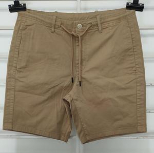 กางเกงขาสั้นคาร์โก้ผู้ชาย ผ้าฝ้ายผสมสแปนเด็กซ์ ระบายอากาศ แห้งเร็ว กันยับ ทรงวินเทจ เอวกลาง เหมาะสำหรับเล่นกีฬาในฤดูร้อน - Product Image 1