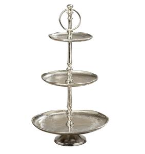 แท่นวางเค้กโลหะทรงกลมสำหรับบนโต๊ะอาหารในโรงแรมจานสำหรับตกแต่งเค้กหรูหราดีไซน์ใหม่ - Product Image 3