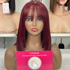 Top Recherche Longue Durée Vierge Unique Donneur Pur Extensions de Cheveux Humains Dentelle Perruques brut vietnamien Os Droite Perruque de Cheveux Humains - Product Image 4