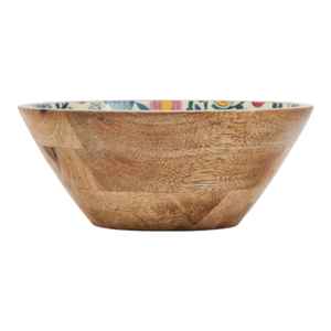 Cuencos de madera de mango pulido respetuosos con el medio ambiente para el hogar y el diseño de impresión de fiestas en la cocina - Product Image 3