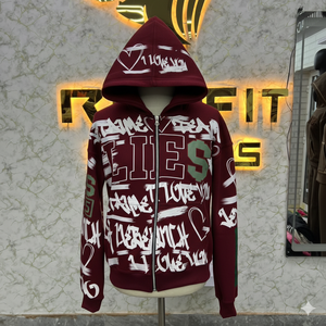 Sudadera con Capucha y Cremallera Estampada Digital de Invierno, la Más Vendida y Demandada, Fabricada en Fábrica, Precio Económico, 100% Algodón, para Hombre - Product Image 5