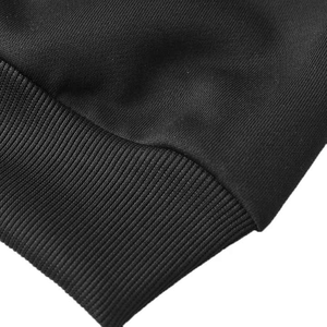 Jersey de lana de algodón 100% para hombre con cuello de doble capa, sudaderas con capucha de algodón térmico sostenible de secado rápido - Product Image 3