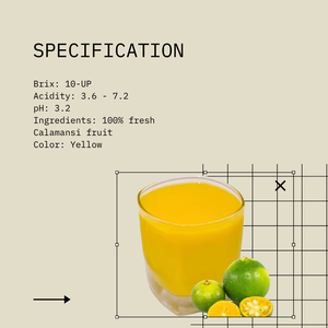Jugo IQF sin azúcar Calamansi concentrado Jugo sabroso de frutas y verduras - Product Image 3