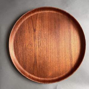 PLAT EN BOIS DE CUISINE SARVIG PLATEAU PIN BOÎTE Ovale Bateau Bonbons Biscuits Nourriture Fruits Décoration de La Maison Cadeau - Product Image 1