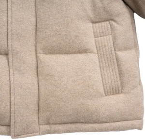 Chaqueta de plumón de Cachemira de lujo para mujer de diseño personalizado abrigo para exteriores - Product Image 3