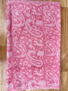 Tissu traditionnel indien naturel fait à la main en coton imprimé de blocs de main floraux en coton 100% coton - Product Image 4