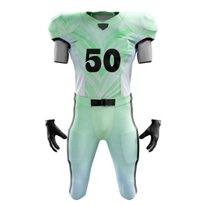 Uniforme de football de taille adulte au design dernier cri avec MOQ faible, vêtements d'entraînement d'équipe, uniforme de football américain fabriqué en usine - Product Image 2