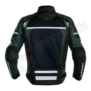 Veste en cuir de course de moto personnalisée unisexe en cuir véritable de haute qualité pour veste de course - Product Image 5