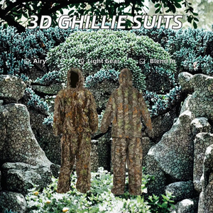 Combinaison de chasse camouflage pour homme, manches longues, respirante, en polyester, vêtements d'extérieur, saison automne - Product Image 5