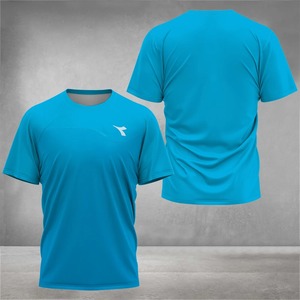 Camiseta de fútbol transpirable con estampado 3D de colores contrastantes de secado rápido para hombre, camiseta de Bádminton de secado rápido, camiseta para correr, uniforme de equipo - Product Image 3