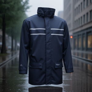 เสื้อกันฝน ELKA RAINWEAR รุ่น D-LUX สีกรมท่า ดีไซน์แห้งเร็ว ทนทาน และมีสไตล์ - Product Image 3