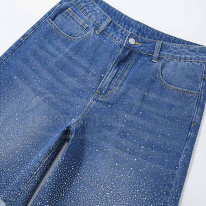 Ropa de moda de alta calidad para hombre, pantalones cortos con diamantes de imitación, ropa para hombre, pantalones cortos con diamantes de imitación a la venta - Product Image 3