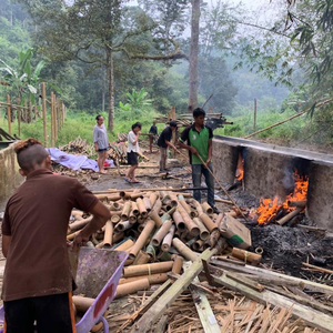Postes de bambú rústico Moso de tamaño personalizado con textura de rama para la construcción de jardines-Materias primas de Bambú - Product Image 2