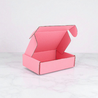 Boîte cadeau rigide en papier ondulé coloré personnalisé et fait à la main matériaux recyclés pour huiles d'expédition cosmétiques huile de vernis à ongles