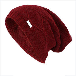 Bonnets jacquard unisexes en tissu doux et léger dernier modèle Bonnets de haute qualité imprimés avec logo personnalisé - Product Image 4