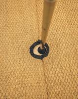 Tapis de coco de luxe Glamping pour tente cloche fabriqué à partir de fibres de noix de coco naturelles