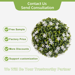 11.8 "nhân tạo gỗ Hoàng Dương Spheres treo cỏ <span class=keywords><strong>topiary</strong></span> bóng trang trí nội thất cho nhà-Halloween mẹ của ngày phục sinh (19-58cm đường kính) - Product Image 2