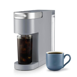 เครื่องชงกาแฟ K-Cup Pod แบบเสิร์ฟเดี่ยว K-Elite Keurigs ต้นฉบับคุณภาพสูง เครื่องชงกาแฟ K-Cup พัดเงาเงิน - Product Image 6