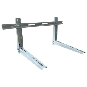 Adjustable 780x365x450mm Galvanized Steel Bracket for External Air Conditioner 1.5 mm TUV Certified Screws 120kg Hooks <b>Rails</b> - Product Image 1