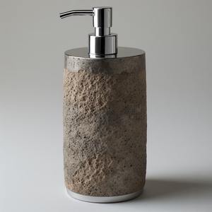 Distributeur de savon au design classique, durable et écologique, fabriqué en métal de qualité supérieure, adapté à la décoration de salle de bain moderne et luxueuse - Product Image 3