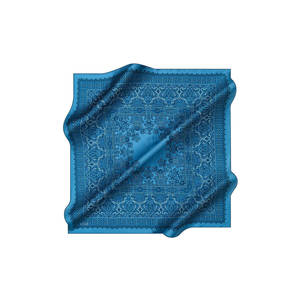 Polyester Digital Print Long <b>Square</b> <b>Scarf</b> Custom Designer Ethnic Pattern Spring Summer - Product Image 1