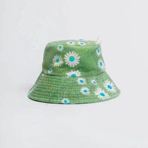 Sombrero de cubo de algodón de alta calidad, gorra de cubo lisa con estampado Floral personalizado, nueva colección, venta al por mayor - Product Image 4