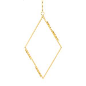 Marco de fotos de cristal de metal dorado rectangular elegante, marco de exhibición flotante de mesa elegante para imágenes, flores prensadas e impresiones artísticas - Product Image 6