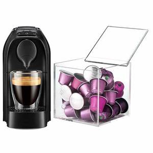 Caja de cápsulas de café de acrílico con tapa Organizador perfecto para cápsulas de café Elegancia para mejorar su experiencia de café - Product Image 1