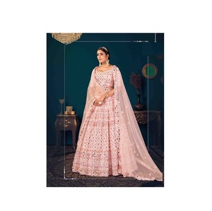Lehenga Choli de mujer Premium para fiesta de boda conjunto étnico elegante perfecto para exportación y suministro al por mayor de La India - Product Image 1