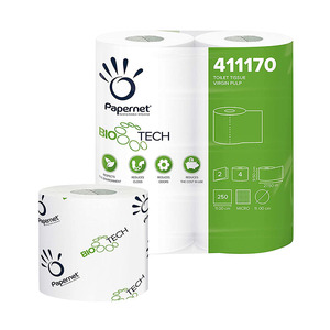 48 rotoli di carta igienica Biotech a 2 veli morbida e resistente da carta in carta - Product Image 1