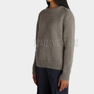 Jersey de mujer de bajo precio, suéter de mujer de diferentes colores a la venta, suéteres de invierno transpirables de nuevo estilo para mujer - Product Image 4