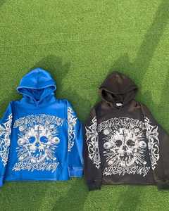 Conjunto de chándales unisex de alta calidad para otoño e invierno, chándal de 2 piezas transpirable de algodón con estampado personalizable para hombre - Product Image 4