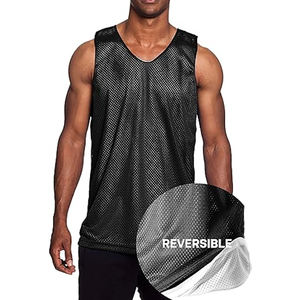 Maillot de basket-ball Lakern Maillot d'entraînement à sec imprimé personnalisé avec logo Maillot de basket-ball uni pour hommes sur mesure - Product Image 3