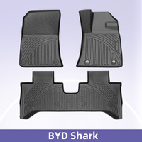 Tapis de voiture TPE toutes saisons pour BYD Shark RHD, inodores, imperméables, antidérapants, avec tapis de coffre inclus