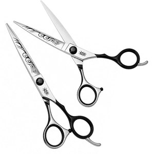 Professional Barber Shears <b>Hair</b> <b>Cutting</b> <b>Scissors</b> <b>For</b> Men Custom Barber <b>Scissors</b> Hairdressing Shears Wholesale - Product Image 1