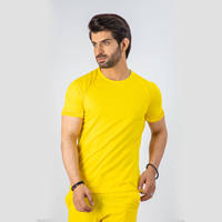 Conjuntos de Camiseta y Pantalones Cortos Casuales para Hombre 2025, 100% Algodón, Secado Rápido, Tejido de Punto, Venta al Por Mayor, Trajes Deportivos de Verano, Logotipo Personalizado, OEM, Personalizable