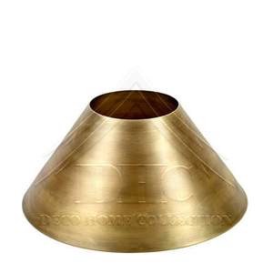 Jarrón de Metal Dorado Antiguo de Lujo, Maceta Redonda con Forma de Cúpula, Centro de Mesa Decorativo para el Hogar Moderno, Hotel, Decoración de Mesa de Boda - Product Image 1