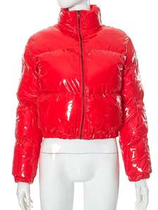 2025 <b>Pink</b> Puffer Jacket for Women | Warm Lightweight Winter Coat | Trendy Casual Oversized Fashion Outerwear - Product Image 2