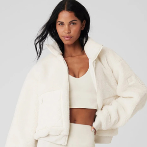 Recién llegado, chaquetas acolchadas recortadas para mujer de invierno, chaquetas Pakra acolchadas de algodón de tela transpirable de alta calidad para mujer - Product Image 6