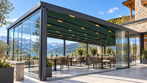 Sistemas Modernos de Puertas Corredizas de Vidrio con Doble Acristalamiento, Vidrio Templado, Diseño Europeo, Pantalla Magnética para Uso en Centros Comerciales y Apartamentos, Turquía - Product Image 3
