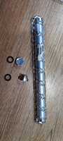 Mezuzah artisanale en argent, Mezuzah de Jérusalem peinte en argent antique, étui à mezuzah en argent, vente flash, mezuzah en argent de haute qualité
